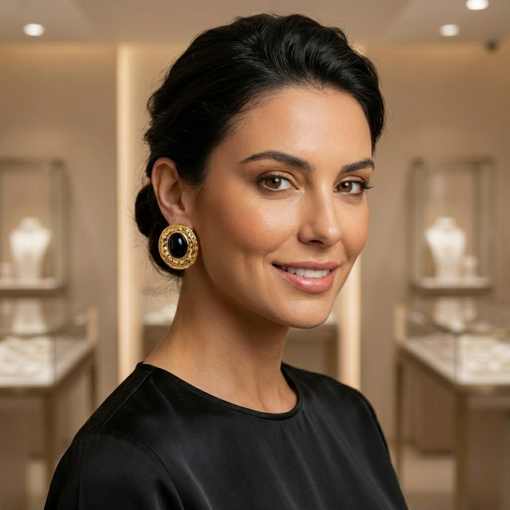 Exquisite 18K Gold-Plated Statement Earrings