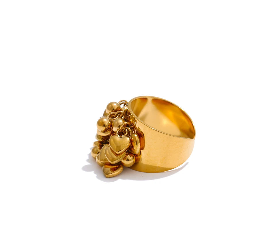 Éclat Heart Cluster Ring