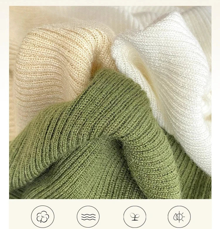 Fine Knit Mock Neck Jumper