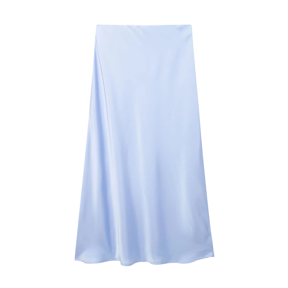 Satin Midi Skirt