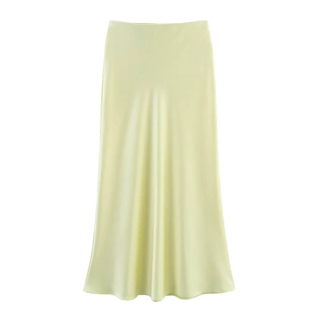 Satin Midi Skirt