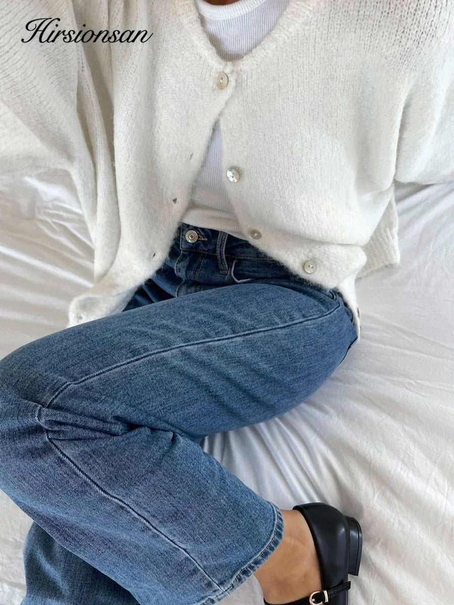 Cashmere-Touch Button Cardigan