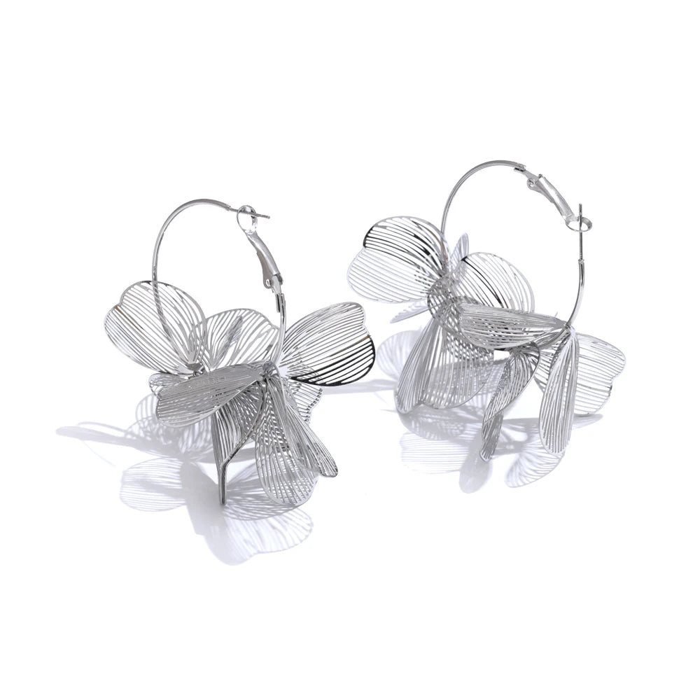 Flora Grande Luxe Hoops