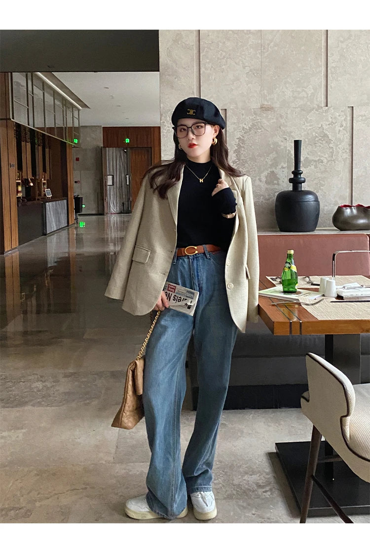 Fine Knit Mock Neck Jumper
