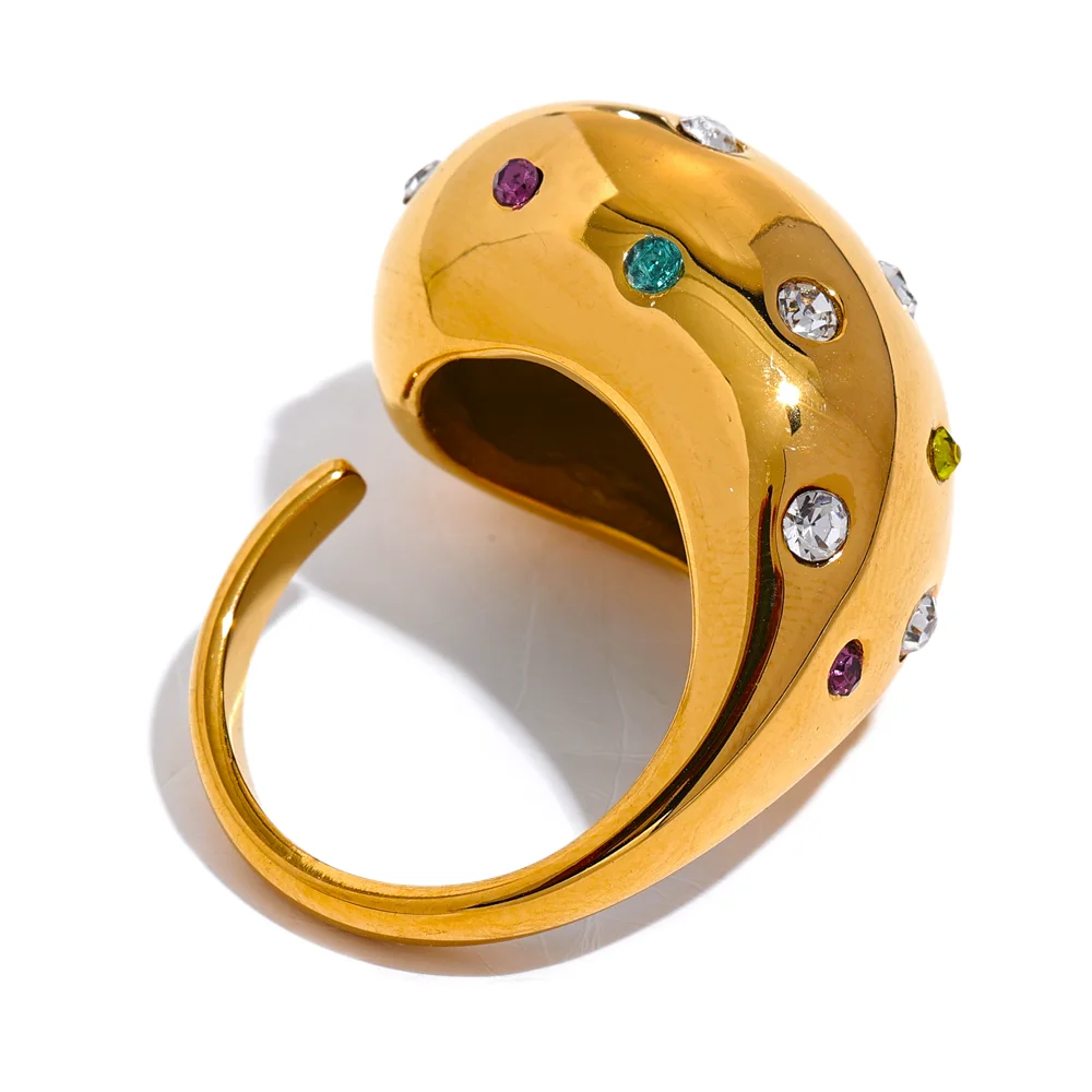 Lumen Set Ring — Gold Finish