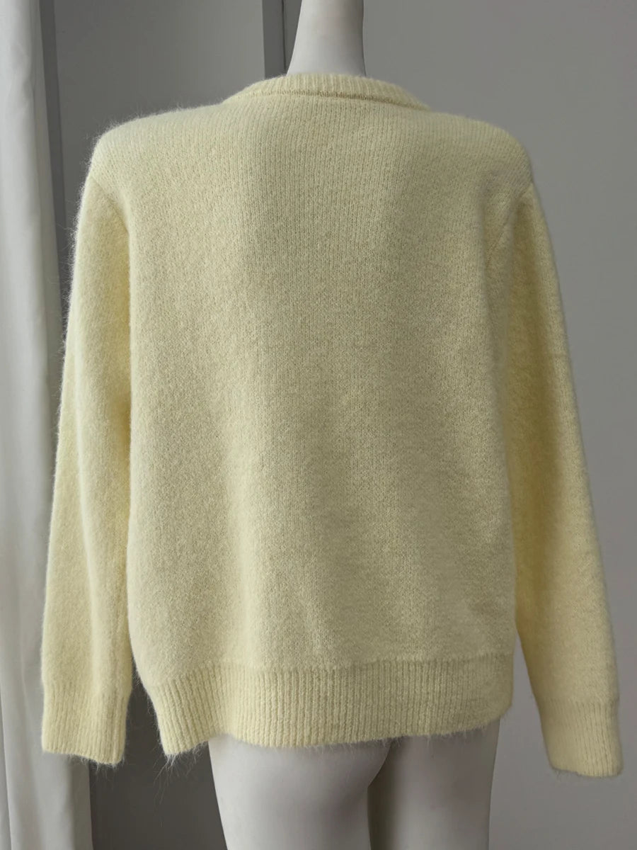 Cashmere-Touch Button Cardigan