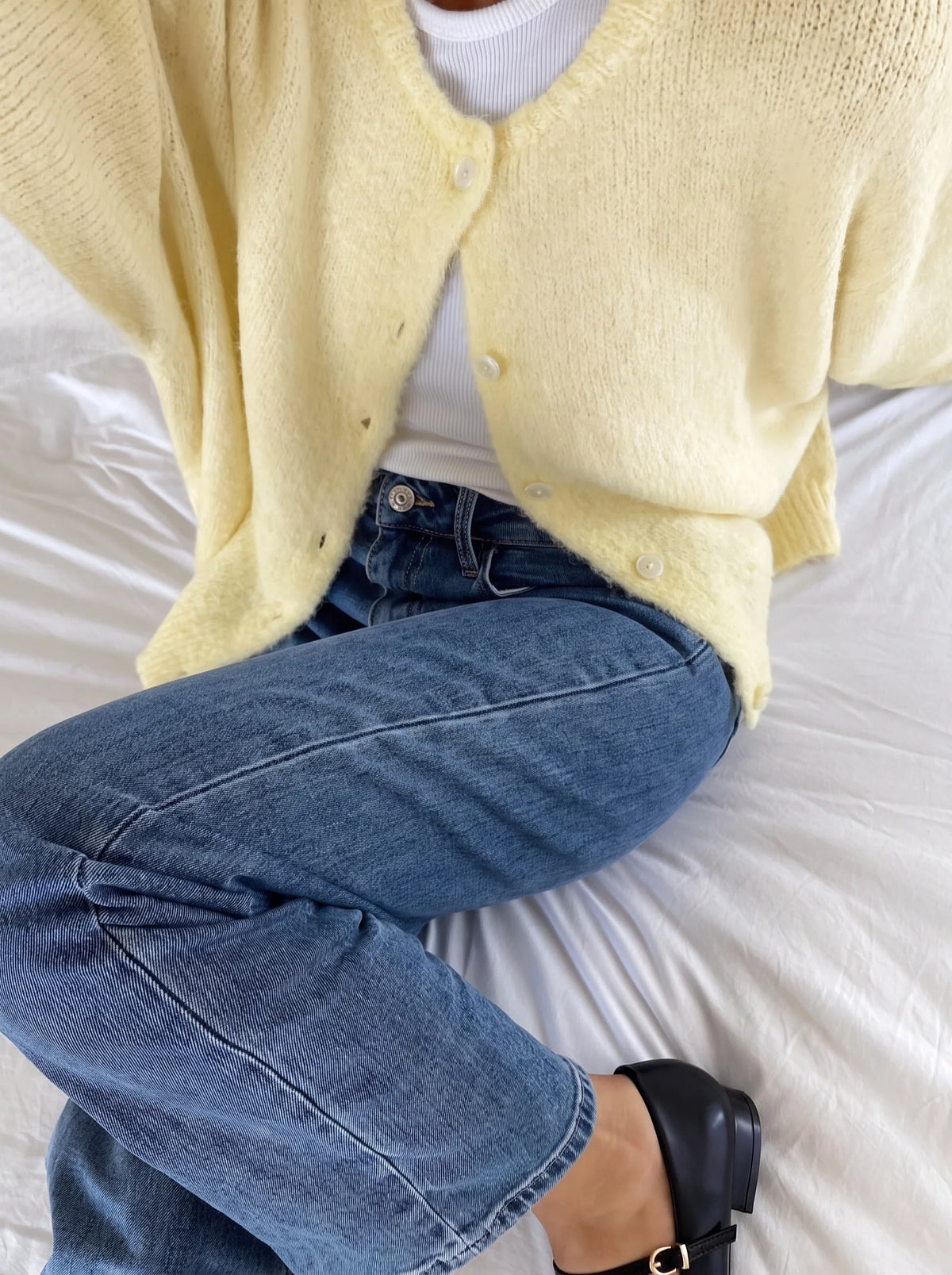 Cashmere-Touch Button Cardigan