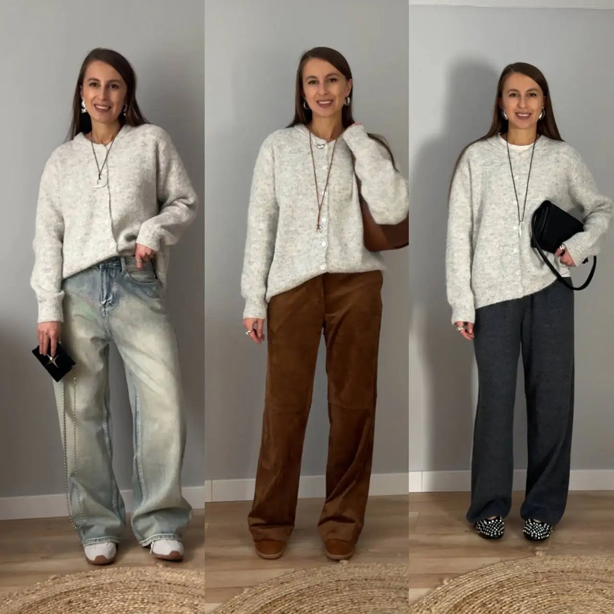 Cashmere-Touch Button Cardigan