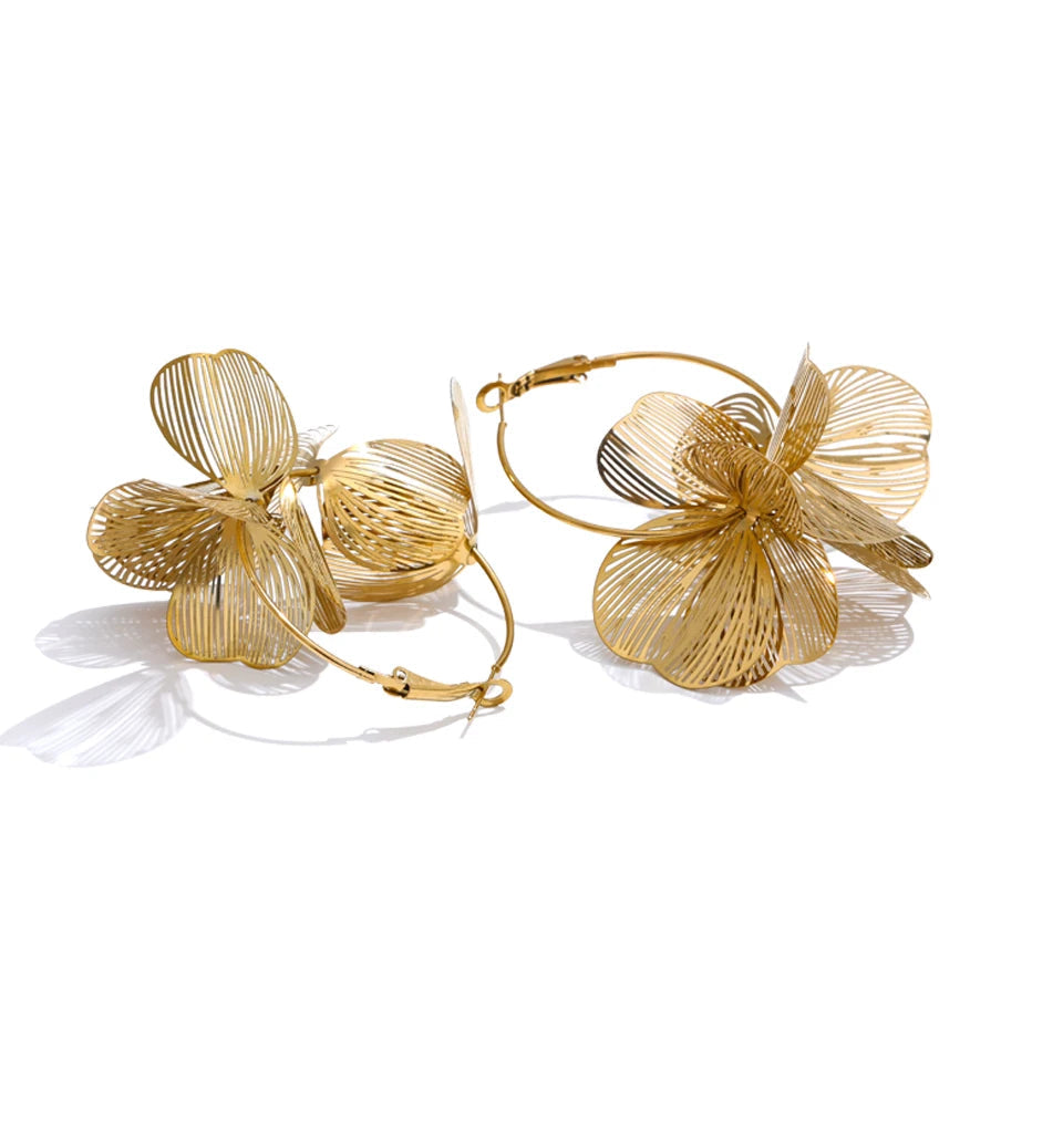 Flora Grande Luxe Hoops