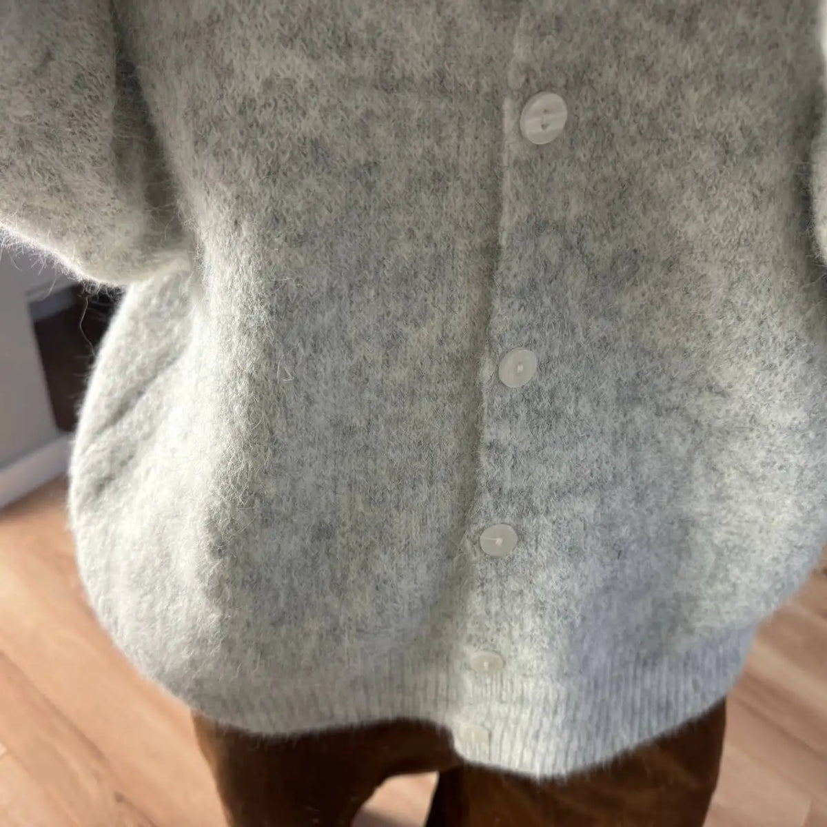 Cashmere-Touch Button Cardigan