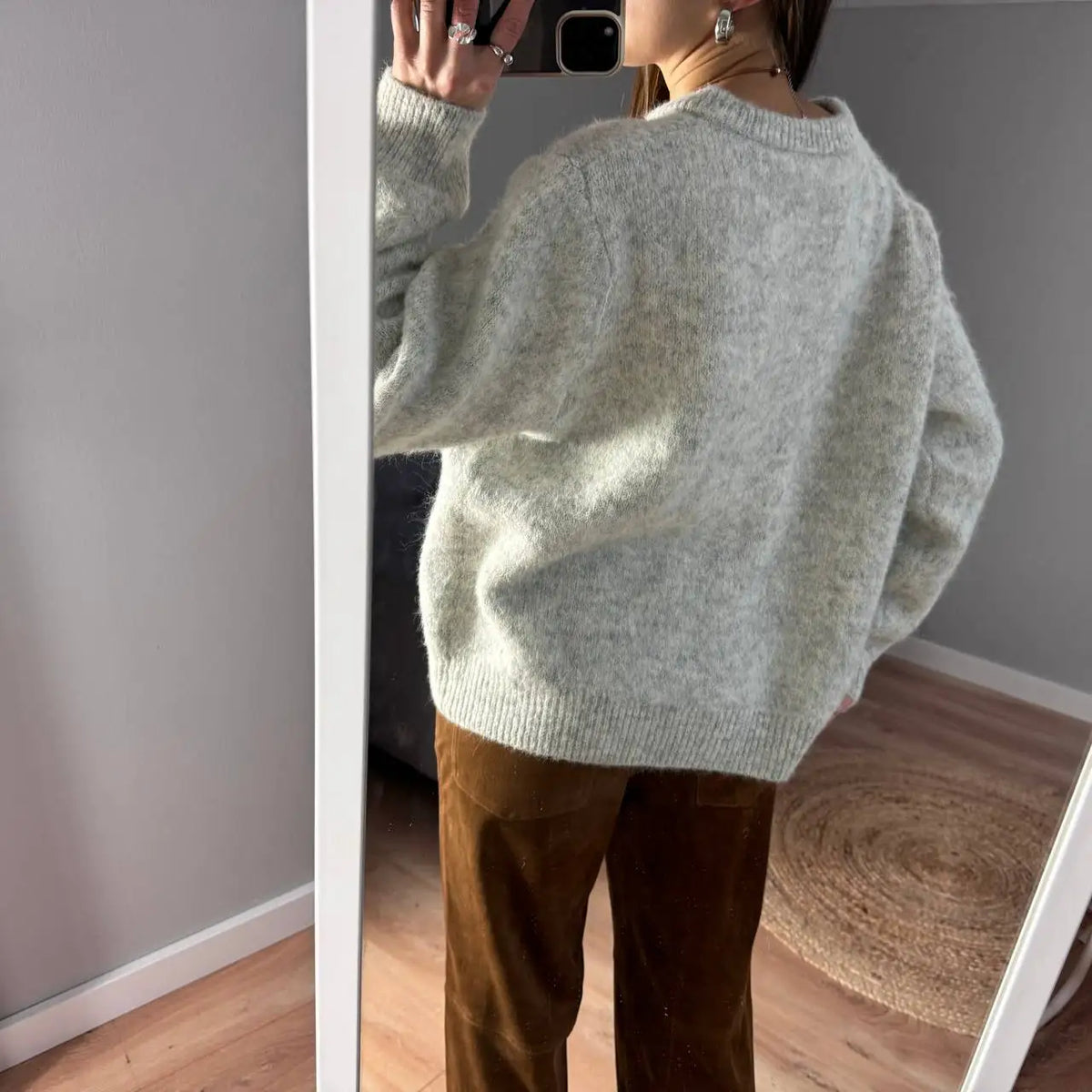 Cashmere-Touch Button Cardigan