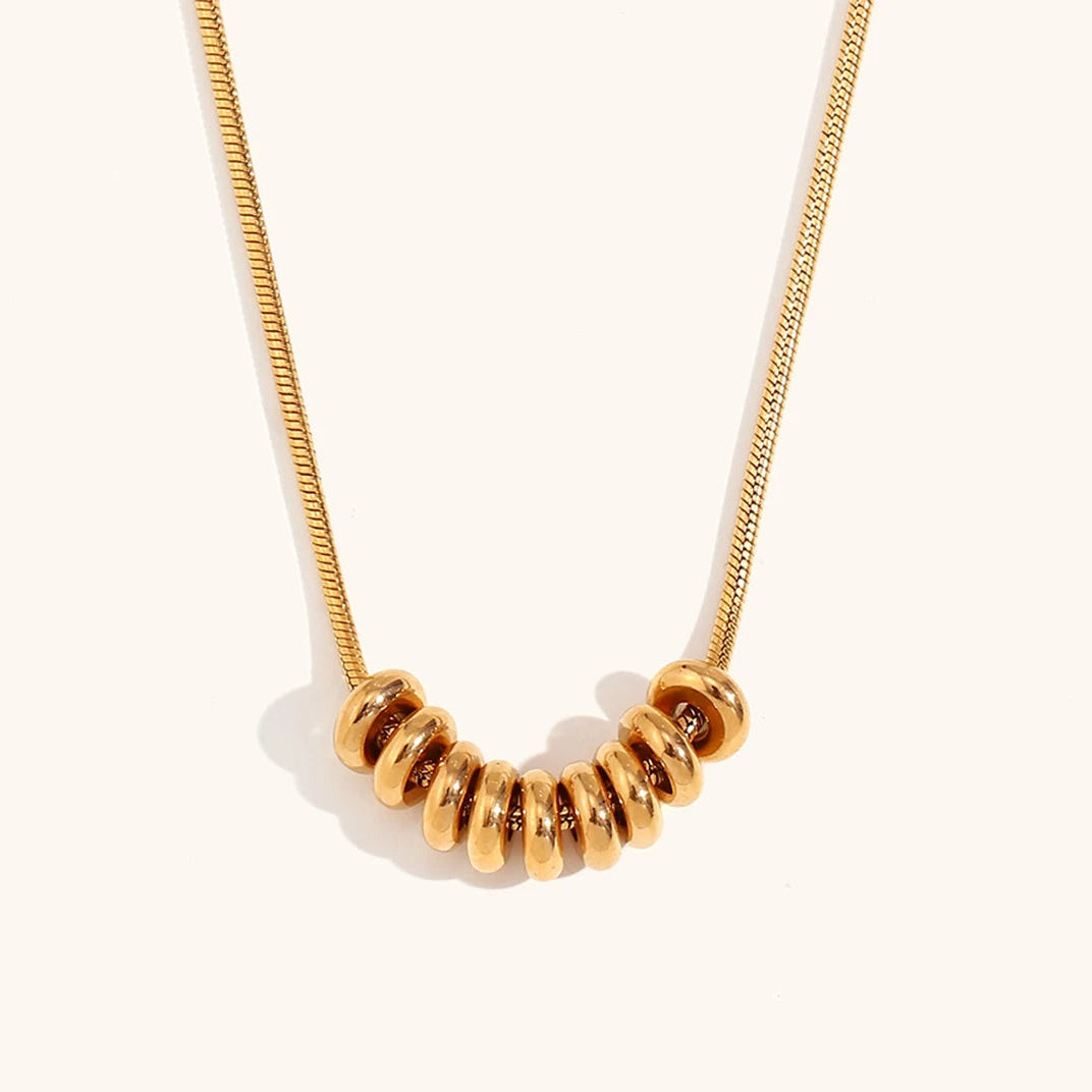 Aurora Bean Pendant Necklace
