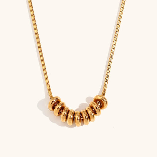 Aurora Bean Pendant Necklace