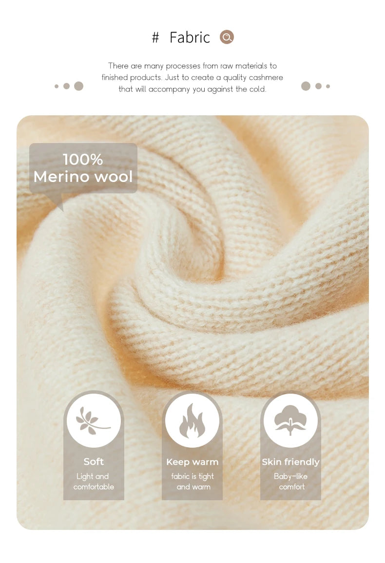 Merino Wool Turtleneck Vest