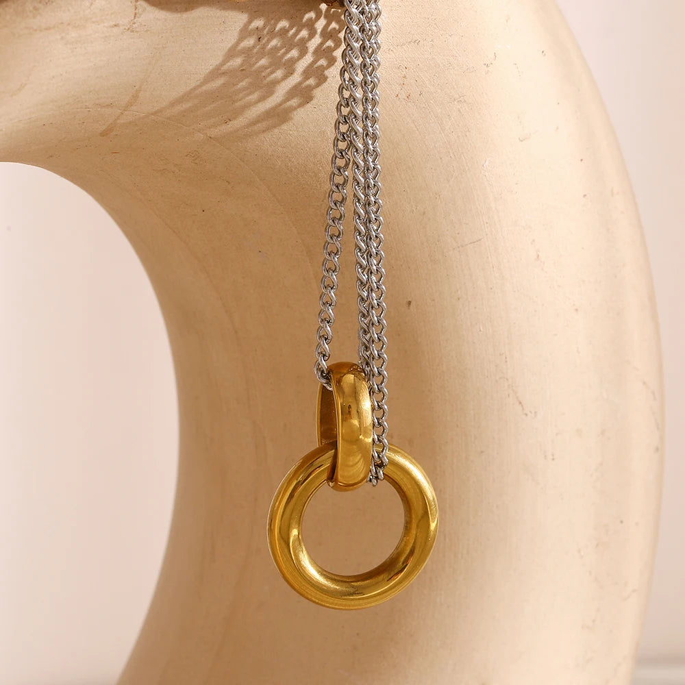 Authentic Nanni – Dualis Minimal Necklace | Stainless Steel