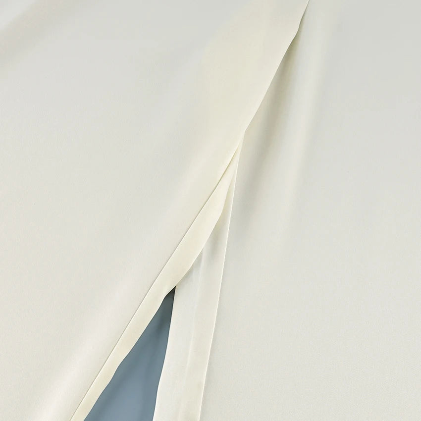 Satin Wide-Leg Trousers