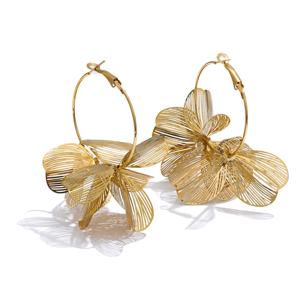 Flora Grande Luxe Hoops