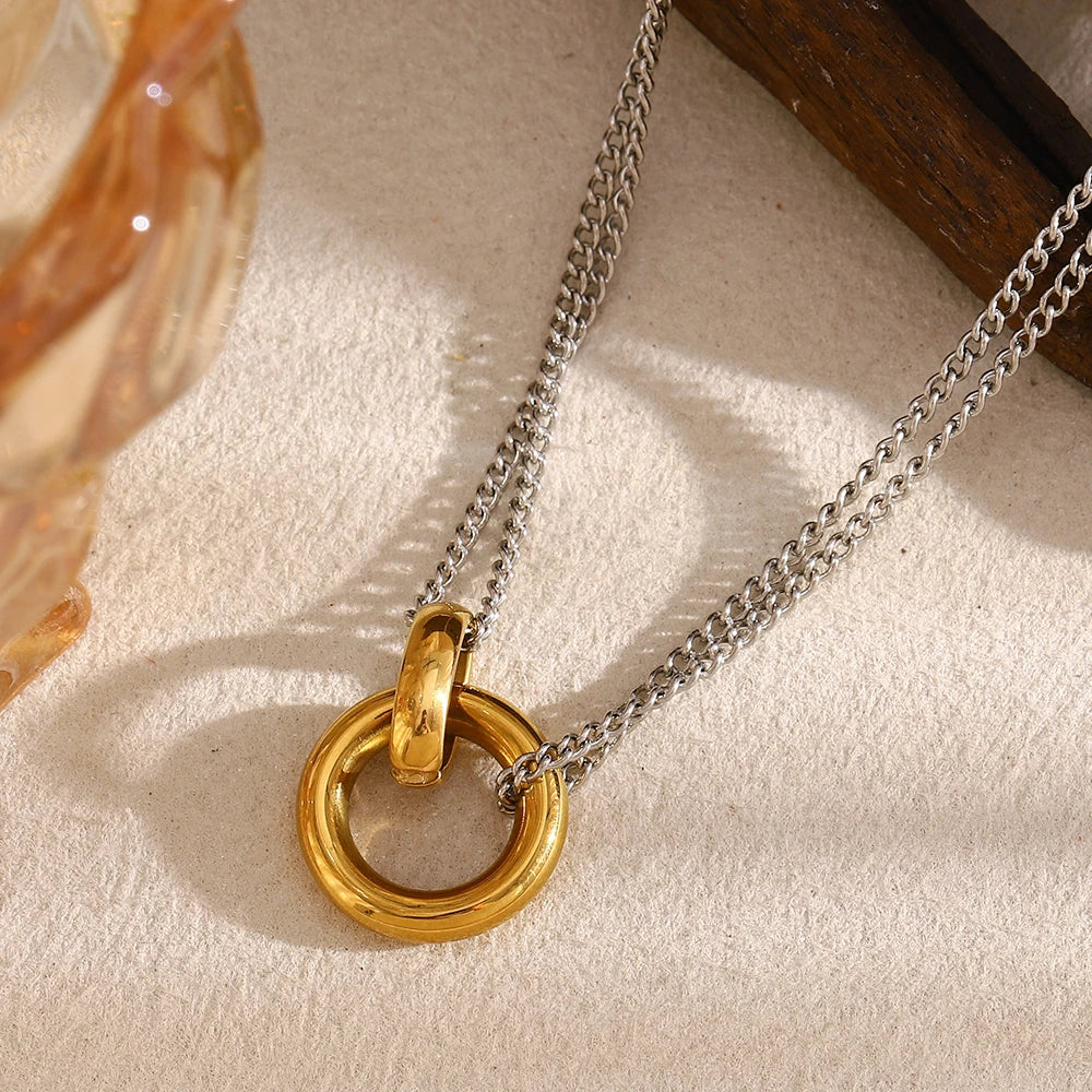Authentic Nanni – Dualis Minimal Necklace | Stainless Steel