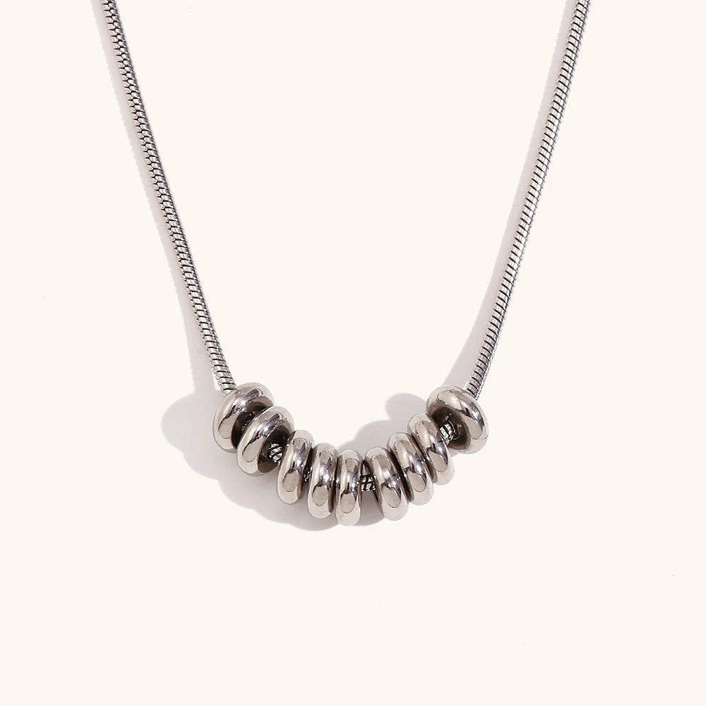 Aurora Bean Pendant Necklace